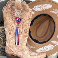 Tennessee Flag Guitar Pick Boot Bola